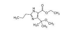 4-[1-methoxy-1-methyl ethyl]-2-propyl-1H-imidazole-5-carboxylic acid ethyl ester ;Ethyl4-(1-Methoxy-1-methylethyl)-2-propyl-1H-imidazole-5-carboxylate; |1092980-84-1