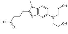 Bendamustine Dihydroxy Impurity ; 4-[5-[Bis(2-hydroxyethyl)amino]-1-methylbenzimidazol-2-yl]butanoic acid HCl  |   109882-30-6