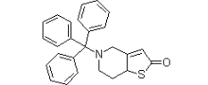 5-Trityl-5,6,7,7a-tetrahydrothieno[3,2-c]pyridin-2(4H)-one ;Prasugrel Impurity 6;5-Trityl-5,6,7,7a-tetrahydrothieno[3,2-c]pyridin-2(4H)-one; |109904-26-9