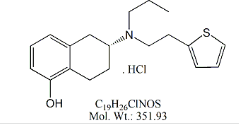 Rotigotine EP Impurity A (HCl) ; Rotigotine HCl (R)-Isomer ;  ent-Rotigotine HCl ;  (6R)-5,6,7,8-Tetrahydro-6-[propyl[2-(2-thienyl)ethyl]amino]-1-naphthalenol HCl   | 112835-48-0 (Base) ;