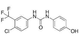Sorafenib RC 6 ;1-(4-Chloro-3-(trifluoromethyl)phenyl)-3-(4-hydroxyphenyl)urea ;  1129683-83-5 ;