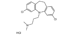 Clomipramine EP Impurity D ; 3-(3,7-Dichloro-10,11-dihydro-5H-dibenzo[b,f]azepin-5-yl)-N,N-dimethylpropan-1-amine HCl  |  115189-28-1