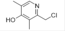 2-(chloromethyl)-3,5-dimethyl 4-hydroxypyridine (4-Hydroxy (0.11RRT))| 220771-03-9