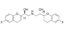 Nebivolol Impurity A  ;(-)-Nebivolol; (αS,α’S,2R,2’S)-α,α’-[Iminobis(methylene)]bis[6-fluoro-3,4-dihydro-2H-1-benzopyran-2-methanol]; [2S-[2R*[R*[R*(S*)]]]]-α,α'-[Iminobis(methylene)]bis[6-fluoro-3,4-dihydro-2H-1-benzopyran-2-methanol; Levonebivolol; R 67145; l-Nebivolol;  |  118457-16-2