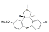 Asenapine 11-Sulfate Impurity ; (3aR,12bR)-rel-11-Chloro-2,3,3a,12b-tetrahydro-2-methyl-1H-dibenz[2,3:6,7]oxepino [4,5-c]pyrrol-5-ol 5-(hydrogen sulfate) | 1399103-21-9