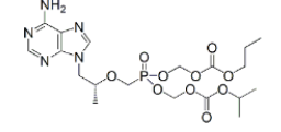TENEFOVIR IMPURITY N-POC-PMPA ; nPOC-POC PMPA; Tenofovir Disoproxil Fumarate USP RC K ; 1-Methylethyl propyl (5RS)-5-{[(1R)-2-(6-amino-9H-purin-9-yl)-1-methylethoxy]methyl}-5-oxo-2,4,6,8-tetraoxa-5-λ5-phosphanonanedioate   |  1217542-13-6
