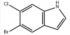 5-Bromo-6-chloro-1H-indole. |122531-09-3