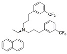 Cinacalcet Impurity D ; N-[(3-Trifluoromethyl)phenyl)propyl] Cinacalcet ; (R)-N-(1-(Naphthalen-1-yl)ethyl)-3-(3-(trifluoromethyl) phenyl)-N-(3-(3-(trifluoromethyl)phenyl)propyl)propan-1-amine | 1271930-15-4 