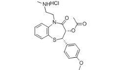 Diltiazem EP Impurity D ; N-Desmethyl Diltiazem Hydrochloride ; (2S,3S)-5-[2-(Methylamino)ethyl]-2-(4-methoxyphenyl)-4-oxo-2,3,4,5-tetrahydro-1,5-benzothiazepin-3-yl acetate HCl |  130606-60-9