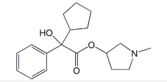 Glycopyrrolate EP Impurity G;Glycopyronium Impurity-G;Glycopyrrolate USP RC B;1-Methylpyrrolidin-3-yl-2-cyclopentyl-2-hydroxy-2-phenylacetate  |13118-11-1