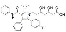Atorvastatin Acid ;  (3R,5R)-2-(4-Fluorophenyl)-3,5-dihydroxy-5-(1-methylethyl)-3-phenyl-4-[(phenylamino)carbonyl]-1H-pyrrole-1-heptanoic acid  | 134523-00-5