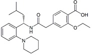 Repaglinide; 2-Ethoxy-4-[2-[[(1S)-3-methyl-1-[2-(piperidin-1-yl)phenyl] butyl] amino]-2-oxoethyl]benzoic acid  |   135062-02-1