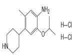 2-Isopropoxy-5-methyl-4-(piperidin-4-yl)aniline dihydrochloride CAS:1380575-45-0