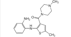 Olanzapine Ring opening impurity ;[2-[(2-Aminophenyl)amino]-5-methyl-3-thienyl](4-methyl-1-piperazinyl)methanone  |138564-61-1