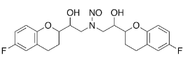 N-Nitroso-Nebivolol N,N-bis(2-(6-Flu;orochroman-2-yl)-2-hydroxyethyl)nitrous amide|1391051-68-5