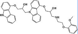 Carvedilol impurity D ([3-(9H-Carbazol-4-yloxy)-2-hydroxy]propyl Carvedilol) ;9H-Carbazol-4-yloxy)-3-[4-[2-hydroxy-3-[[2-(2-methoxyphenoxy)ethyl]amino]propoxy]-9H-carbazol-9-yl]propan-2-ol   |1391052-16-6