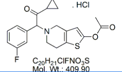 Prasugrel meta-Fluoro Isomer ; Prasugrel Impurity B; [5-[2-Cyclopropyl-1-(3-fluorophenyl)-2-oxoethyl]-6,7-dihydro-4H-thieno[4,5-c]pyridin-2-yl] acetate  |1391194-39-0 ; 1391052-75-7