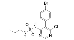 N-5-(4-bromophenyl) -6-chloro-4-pyrimidinyl-N’-propylsulfamide   | 1393813-42-87