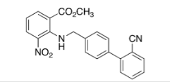 Candesartan RC 1;Methyl-{[(2'-cyanobiphenyl-4-yl)methyl]amino}]-3-nitrobenzoate.(NOD-3) ;2-[[(2'-Cyano[1,1'-biphenyl]-4-yl)methyl]amino]-3-nitro-benzoic acid methyl ester|139481-28-0