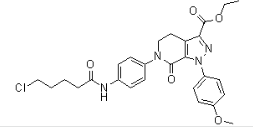 Ethyl 6-[4-(5-chloro pentanamido)phenyl] ;Ethyl6-[4-(5-chloropentanamido)phenyl]1-(4-methoxyphenyl)-7-oxo-4,5,6,7-tetrahydro-1H-pyrazolo[3,4-c]pyridine-3-carbox ylate  |1421823-20-2
