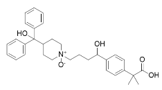Fexofenadine N-Oxide ; 4-[1-Hydroxy-4-[4-(hydroxydiphenylmethyl)-1-oxido-1-piperidinyl]butyl]-α,α-dimethylbenzeneacetic acid : |  1422515-52-3