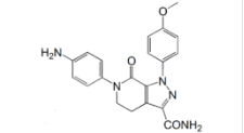 Apixaban Impurity B; 6-(4-aminophenyl)-1-(4-methoxyphenyl)-7-oxo-4, 5, 6, 7-tetrahydro-1H-pyrazolo [3, 4-c] pyridine 3-carboxamide. ; 6-(4-Aminophenyl)-1-(4-methoxyphenyl)-7-oxo-4,5,6,7-tetrahydro-1H-pyrazolo[3,4-c]pyridine-3-carboxamide  | 1423803-24-0