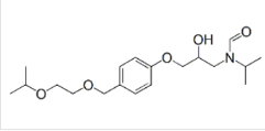 Bisoprolol N –Formyl Impurity;1-[4-[[2-(1-Methylethoxy)ethoxy]methyl]phenoxy]-3-[(1-methylethyl)-N-formylamino]-2-propanol |1447715-45-8
