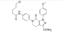 Apixaban Impurity E; 6-(4-(5-chloropenatamido) phenyl)-l-(4-methoxyphenyl)-7 -oxo-4, 5, 6, 7- tetrahydro-lH-pyrazolo [3, 4-c] pyridine-3-carboxamide. (APB-IX)Apixaban Impurity 19; 6-(4-(5-Chloropentanamido)phenyl)-1-(4-methoxyphenyl)-7-oxo-4,5,6,7-tetrahydro-1H-pyrazolo[3,4-c]pyridine-3-carboxamide   | 1449510-64-8