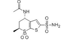 Dorzolamide N-Acetyl Analog ; (4S,6S)-4-(Acetylamino)-6-methyl-5,6-dihydro-4H-thieno[2,3-b]thiopyran-2-sulfonamide 7,7-dioxide | 147200-03-1