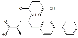 Sacubitril Desethyl Impurity ;Sacubitrilat ;  Sacubitril Diacid ;  (2R,4S)-4-[(3-Carboxy-1-oxopropyl)amino]-4-[(p-phenylphenyl)methyl]-2-methylbutanoic acid ;  149709-44-4