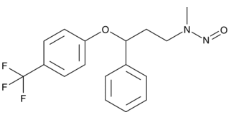 N-Nitroso-Fluoxetine ;N-Methyl-N-(3-phenyl-3-(4-(trifluoromethyl)phenoxy)propyl)nitrous amide  |150494-06-7
