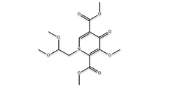 dimethyl 1-(2,2-dimethoxyethyl)-3-methoxy-4-oxo-1,4-dihydropyridine-2,5-dicarboxylate | 1646862-02-3