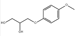 3-(4-Methoxyphenoxy)-1,2-propanediol ;3-(p-methoxyphenoxy)-2-propanediol;Glycerol 1-(p-methoxyphenyl) ether;3-(p-Methoxyphenoxy)propane-1,2-diol  |17131-52-1