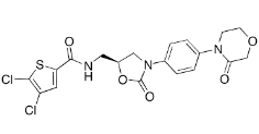 Rivaroxaban EP Impurity H ;Rivaroxaban USP RC H ;  4,5-Dichloro-N-[[(5S)-2-oxo-3-[4-(3-oxo-4-morpholinyl)phenyl]-5-oxazolidinyl] methyl]-2-thiophenecarboxamide ;1770812-37-7