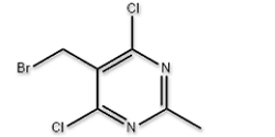 5-(BROMOMETHYL)-4,6-DICHLORO-2-METHYLPYRIMIDINE ; 5-(BroMoMethyl)-4,6-dichloro-2-MethylpyriMidine | 1780-34-3