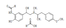 Formote rol Fumarate EP impurity- D ;N-(2-hydroxy-5-(1-hydroxy-2-((1-(4-methoxyphenyl)propan-2-yl)(methyl)amino)ethyl)phenyl)formamide, formate |1795133-96-8