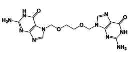 Acyclovir EP Impurity I 2-Amino-7-[[2-[(2-amino-6-oxo-1,6-dihydro-9H-purin-9-yl)methoxy]ethoxy] methyl]-1,7-dihydro-6H-purin-6-one  |1797832-75-7