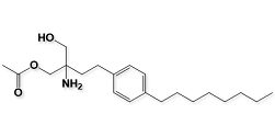 Mono-O-acetyl Fingolimod ; 2-Amino-2-(hydroxymethyl)-4-(4-octylphenyl)butyl acetate | 1807973-92-7