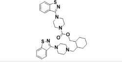 Lurasidone Dimer impurity ; 4-Benzo[d]isothiazol-3-yl-piperazine-1-carboxylic acid 2-(4-benzo[d]isothiazol-3-yl-piperazin-1-yl methyl)-cyclohexyl methyl ester