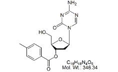 Decitabine 3-Toluoyl Impurity ;  4-Amino-1-[2-deoxy-3-O-(4-methylbenzoyl)-β-D-erythro-pentofuranosyl]-1,3,5-triazin-2(1H)-one |  183016-21-9