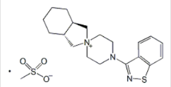 Lurasidone Impurity 11 (Mesylate);(3aR,7aR)-4'-(Benzo[d]isothiazol-3-yl)octahydrospiro[isoindole-2,1'-piperazin]-1'-ium methanesulfonate |186204-37-5 ;