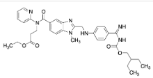Dabigatran USP Related compound C;Dabigatran Impurity; Ethyl 3-(2-(((4-(N-((2-ethylbutoxy)carbonyl)carbamimidoyl)phenyl)amino)methyl)-1-methyl-N-(pyridin-2-yl)-1H-benzo[d]imidazole-5-carboxamido)propanoate |  1873316-01-8