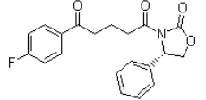 (S)-1-(4-fluorophenyl)-5-(2-oxo-4-phenyloxazolidin-3-yl)pentane-1,5-dione ;(4S)-3-[5-(4-Fluorophenyl)-1,5-dioxopenyl]-4-phenyl-2-oxazolidinone|189028-93-1