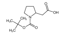 2-[1-[(tert-Butoxy)carbonyl]pyrrolidin-2-yl]acetic acid ;1-[(1,1-Dimethylethoxy)carbonyl]-2-pyrrolidineacetic Acid; 2-(1-(tert-Butoxycarbonyl)pyrrolidin-2-yl)acetic Acid; |194154-91-1