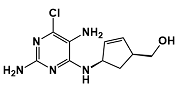 ((1S,4R)-4-(2,5-diamino-6-chloropyrimidin-4-ylamino)cyclopent-2-enyl)methanol