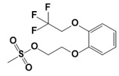 2-(2-(2, 2, 2-trifluoroethoxy) phenoxy) ethyl methanesulfonate |  160969-03-9