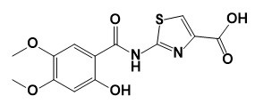 2-(2-Hydroxy-4,5-dimethoxybenzamido)-1,3-thiazole-4carboxylic Acid/1809272-85-2