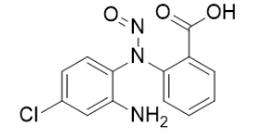 2-((2-amino-4-chlorophenyl)(nitroso)amino)benzoic acid ;2-((2-amino-4-chlorophenyl)(nitroso)amino)benzoic acid