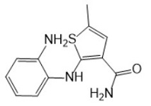 2-((2-aminophenyl)amino)-5-methylthiophene-3-carboxamide