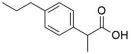 2-(4-n-Propylphenyl)propionic Acid ; 2-(4-Propylphenyl)propionic acid; 3585-47-5
